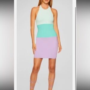 Colorblock Halter Dress XS - Susana Monaco (Never Worn- tags attached)
